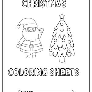 CHRISTMAS COLORING Packet 2024