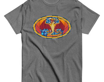 Stained Glass Dragon, Unisex classic tee