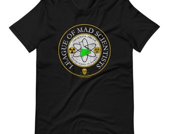 League of Mad Scientists. Unisex t-shirt