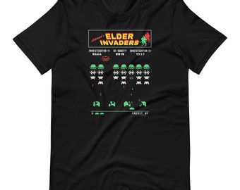 Invasores Ancestrales, invasores espaciales cósmicos de Lovecraft, camiseta unisex