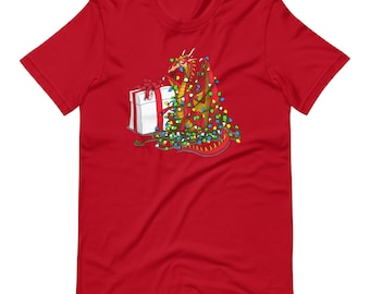 Christmas Dragon VS Lights, Unisex t-shirt