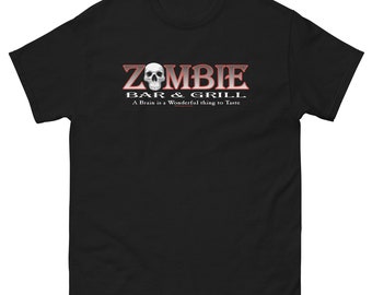 Zombie Bar and Grill, A brain is a wonderful thing to taste. Men's classic tee