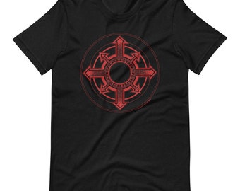 Chaos Sign 1992 version, Red Arrows of Chaos, Unisex t-shirt