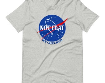 NOT FLAT - We checked! Unisex t-shirt
