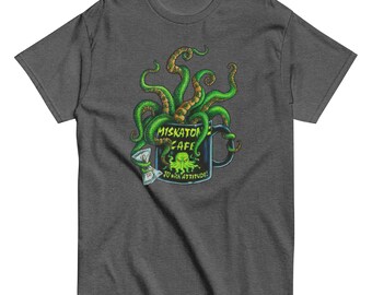 Miskatonic Cafe Coffee Cup, Unisex classic tee
