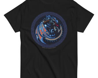 Circular Dragon Tribal design, Unisex classic tee