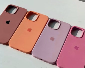 60 Colors Custom Case Silicone for Apple iPhone 12 Mini 7/8/SE 2020 Plus XR XS 11 Pro Max 12 13 Mini/ Apple iPhone 12 13 14 Pro Max