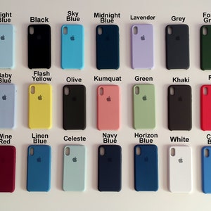 60 Farben Hülle für Apple iPhone 7/8/SE 2020 / iPhone 7/8 / iPhone X/XS / iPhone XR / iPhone 11/11 Pro/ 11 Pro Max iPhone X/XS