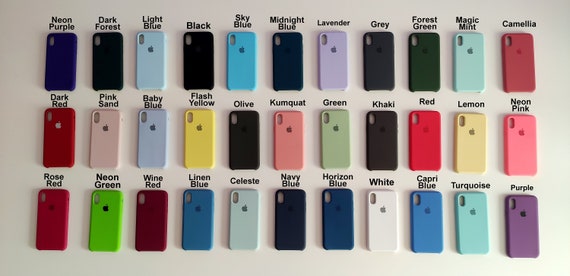 Funda Silicona Suave iPhone X / Xs disponible en varios Colores