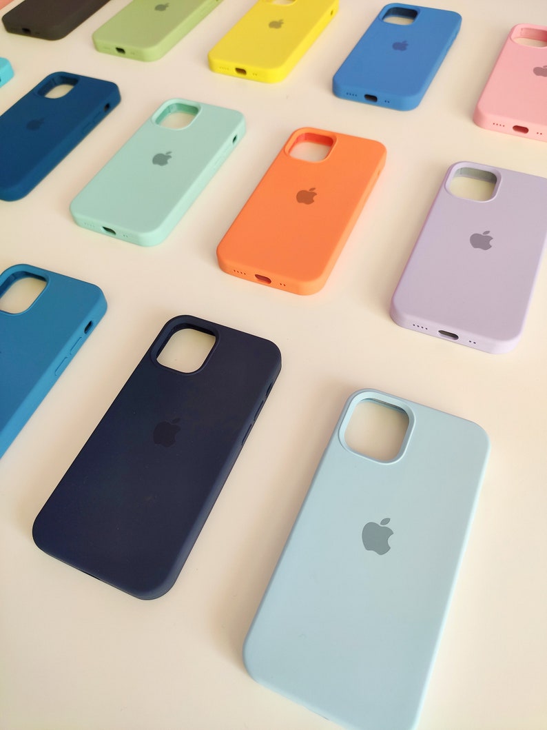 24 Farben Silikonhüllen Custom Cases für Apple iPhone 12 13 Mini/ Apple iPhone 12 13 / Apple iPhone 14 / Apple iPhone 12 13 Pro Max Bild 5