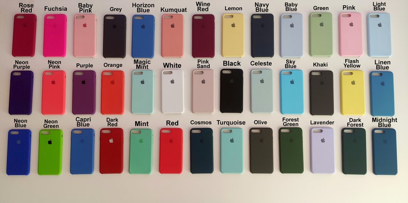 60 Farben Hülle für Apple iPhone 7/8/SE 2020 / iPhone 7/8 / iPhone X/XS / iPhone XR / iPhone 11/11 Pro/ 11 Pro Max iPhone 7/8 Plus