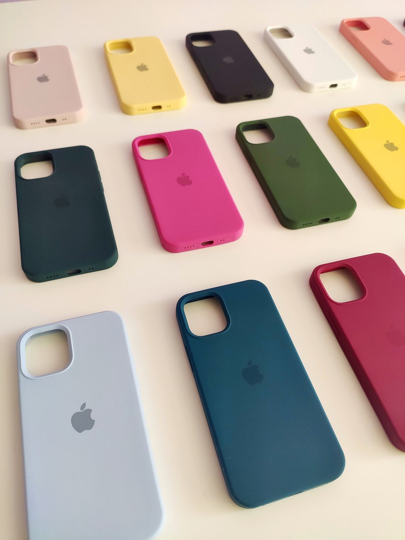 24 Farben Silikonhüllen Custom Cases für Apple iPhone 12 13 Mini/ Apple iPhone 12 13 / Apple iPhone 14 / Apple iPhone 12 13 Pro Max Bild 2