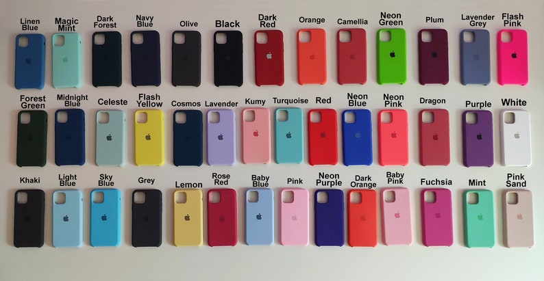 60 Farben Hülle für Apple iPhone 7/8/SE 2020 / iPhone 7/8 / iPhone X/XS / iPhone XR / iPhone 11/11 Pro/ 11 Pro Max iPhone 11 Pro