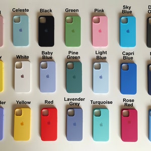 24 Farben Silikonhüllen Custom Cases für Apple iPhone 12 13 Mini/ Apple iPhone 12 13 / Apple iPhone 14 / Apple iPhone 12 13 Pro Max Bild 9