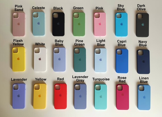 Coque Iphone Apple 13 mini Silicone de Couleurs