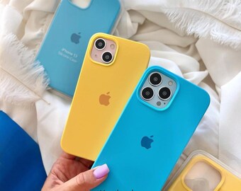 60 Farben Silikon Hülle für Apple iPhone 14+ 7/8/SE 2020 Plus XR XS 11 Pro Max 12 13 Mini/ Apple iPhone 12 13 14 Pro Max Handy