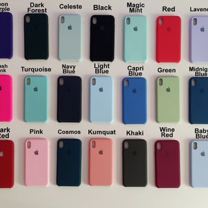 60 Farben Hülle für Apple iPhone 7/8/SE 2020 / iPhone 7/8 / iPhone X/XS / iPhone XR / iPhone 11/11 Pro/ 11 Pro Max iPhone XR