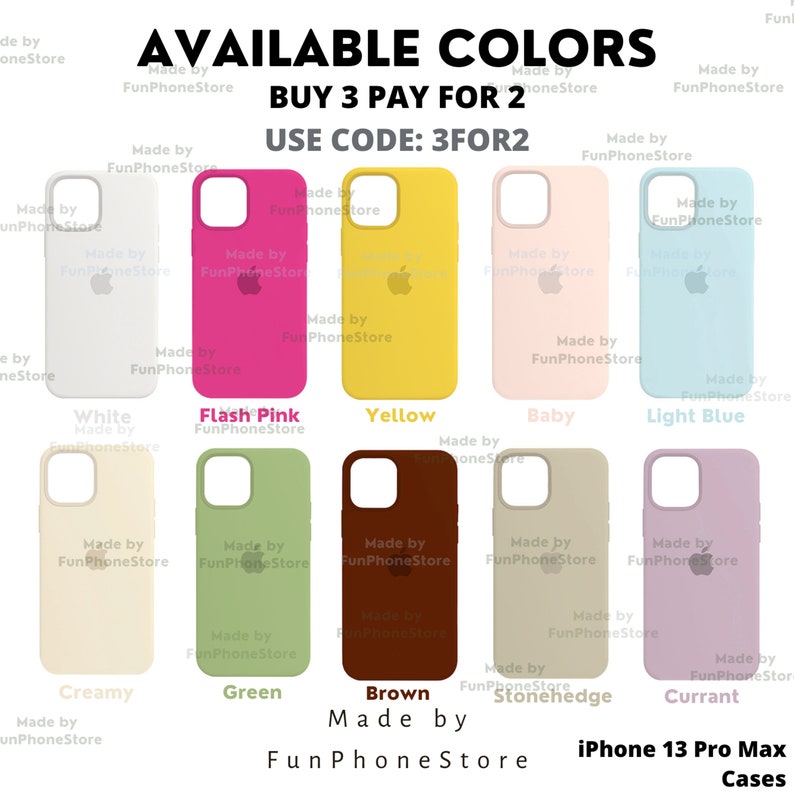 60 Farben Custom Case Silikon für Apple iPhone 13 Pro Max 7/8 SE 2020 Plus XR XS 13 Pro Max 12 13 Mini/ Apple iPhone 12 13 14 Pro Max Bild 4