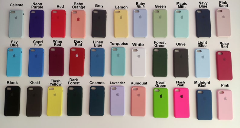 60 Farben Hülle für Apple iPhone 7/8/SE 2020 / iPhone 7/8 / iPhone X/XS / iPhone XR / iPhone 11/11 Pro/ 11 Pro Max Bild 5