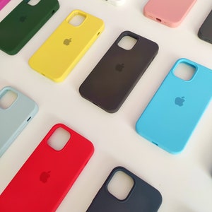 24 Farben Silikonhüllen Custom Cases für Apple iPhone 12 13 Mini/ Apple iPhone 12 13 / Apple iPhone 14 / Apple iPhone 12 13 Pro Max Bild 4