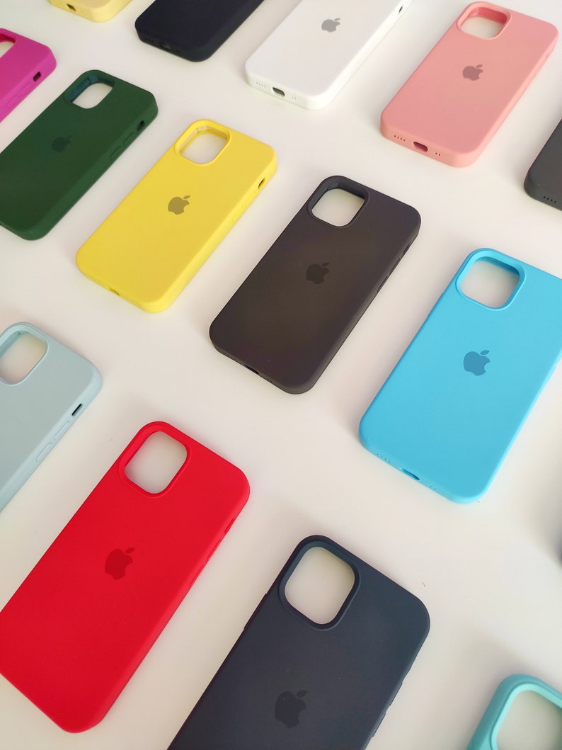 24 Farben Silikonhüllen Custom Cases für Apple iPhone 12 13 Mini/ Apple iPhone 12 13 / Apple iPhone 14 / Apple iPhone 12 13 Pro Max Bild 4