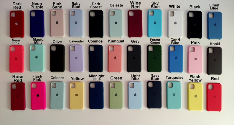 60 Farben Hülle für Apple iPhone 7/8/SE 2020 / iPhone 7/8 / iPhone X/XS / iPhone XR / iPhone 11/11 Pro/ 11 Pro Max iPhone 11