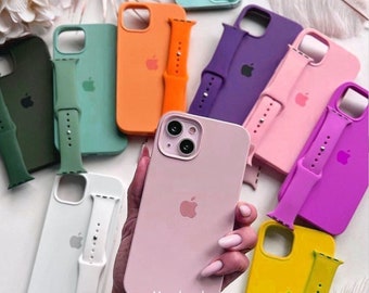 60 Farben Custom Case Silikon für Apple iPhone 12 Pro Max 7/8 / SE 2020 Plus XR XS 12 13 Mini / Apple iPhone 12 13 14 Pro Max Phone Case