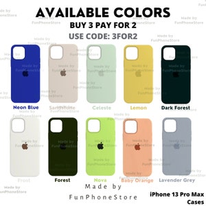 Funda de silicona personalizada de 60 colores para Apple iPhone 13 Pro Max 7/8/SE 2020 Plus XR XS 13 Pro Max 12 13 Mini/ Apple iPhone 12 13 14 Pro Max imagen 7