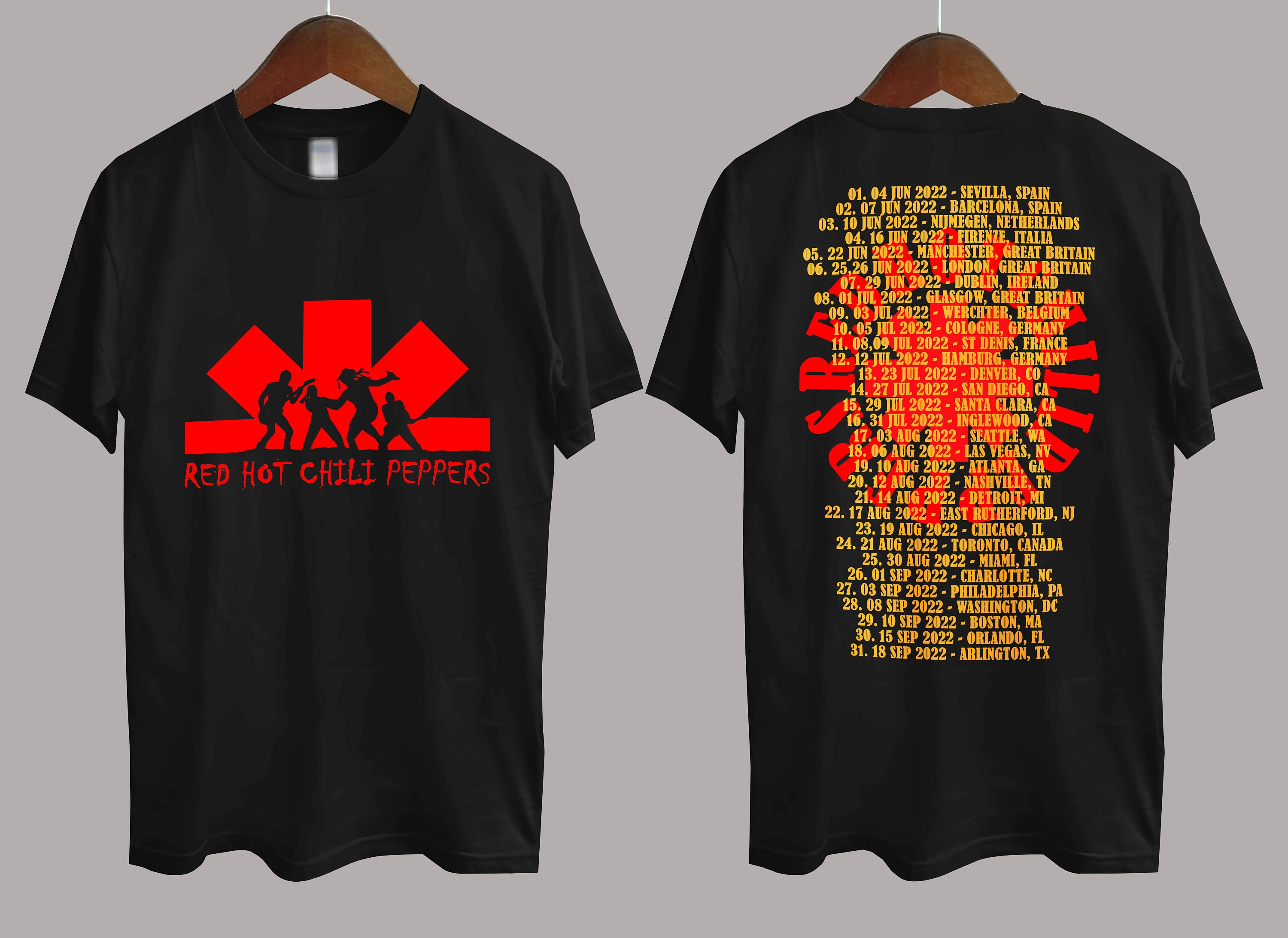 新品・当店売れ筋 Red Hot Chili Peppers ツアー レッチリ ロンT T