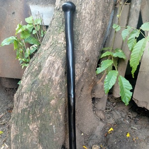 Maasai Traditional Ironwood Talking Stick Original Handcarved U Pik Wood 17-27INCH Unique Unisex Kenya African Art Wall Deco Hunting Walking