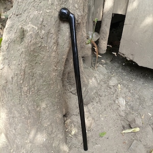 Maasai Traditional Blackwood Talking Stick Original Handcarved U Pik Wood 17-27IN Unique Unisex Kenya African Art Wall Deco Hunting Walking