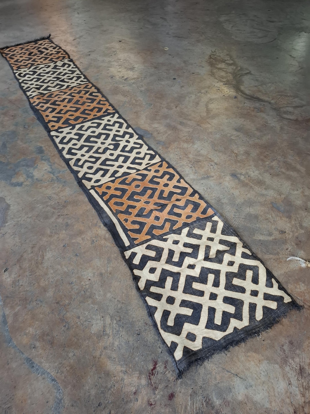 116 x 22インチ バクバ族 オリジナル クロージング テキスタイル