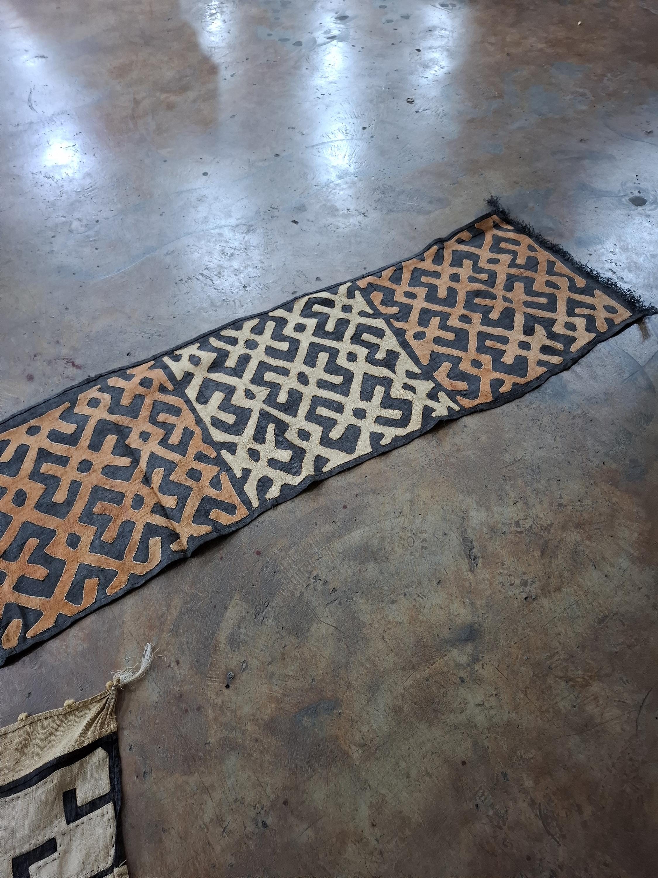 116 x 22インチ バクバ族 オリジナル クロージング テキスタイル