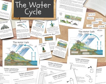 Water Cycle Unit: Earth Science Study with At-Home Science Lab Activities