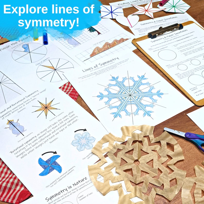 Geometry in the Snow: a winter math unit study 3D shapes, volume, symmetry, and snowflakes lesson plan zdjęcie 4