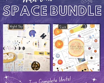 Space Bundle: 2 Astronomy Units for Kids - Science Curriculum (PDF Downloads)