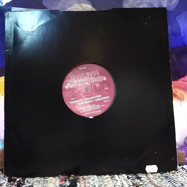 Johnny Fiasco Subliminal Passage 1997 DJ Vinyl record