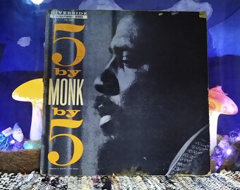 Thelonious Monk Quintet 5 By Monk By 5 1959 Vinyl Record MONO Riverside