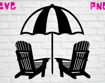 Beach Chair Svg Etsy