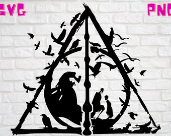Download Deathly Hallows Svg Etsy