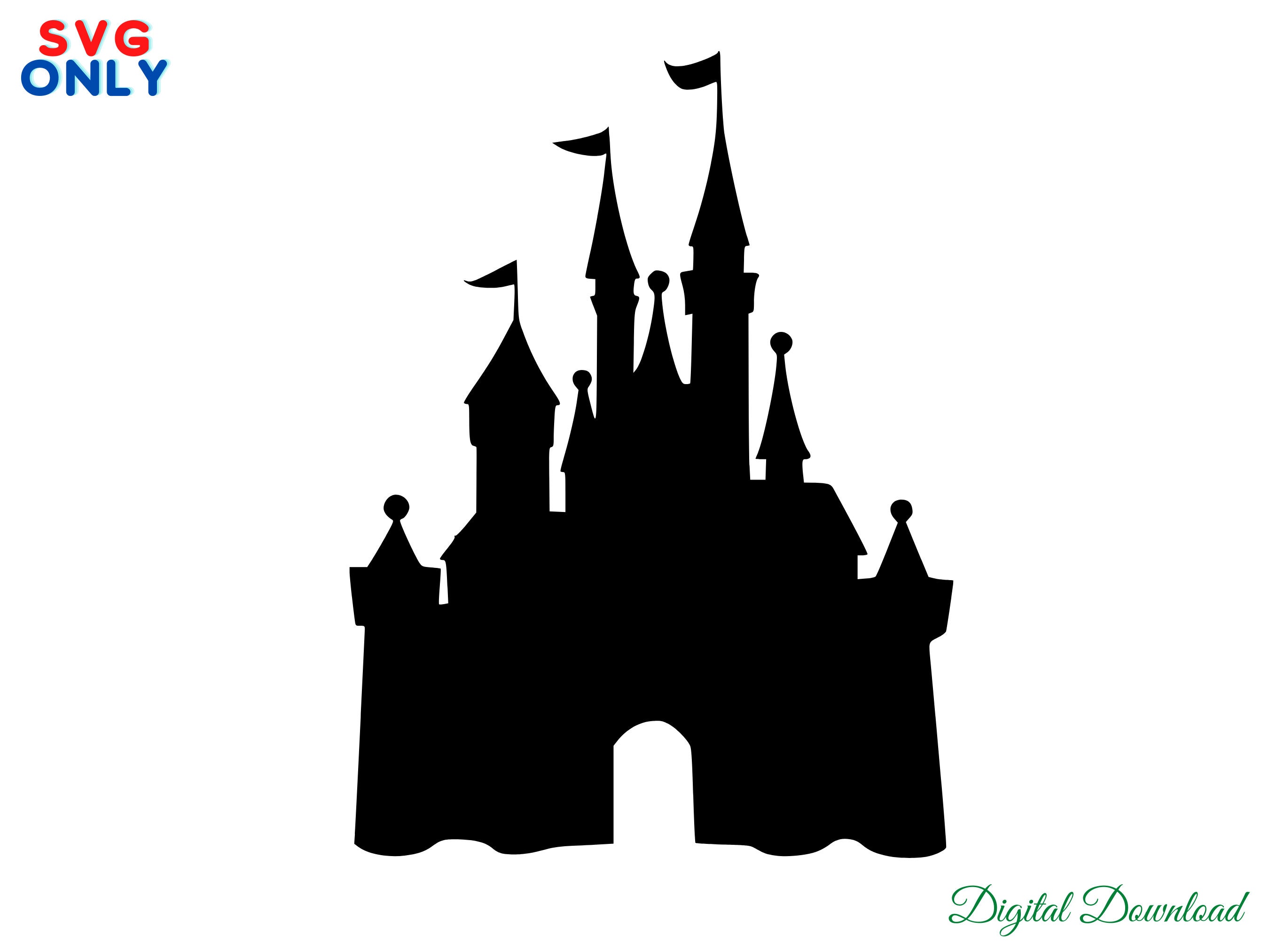 Disney Cinderella Castle SVG Walt Disney World SVG Digital | Etsy