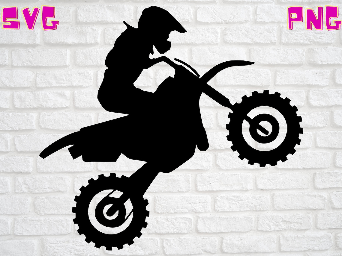 Motocross rider svg Digital File Only SVG png Cricut Laser | Etsy