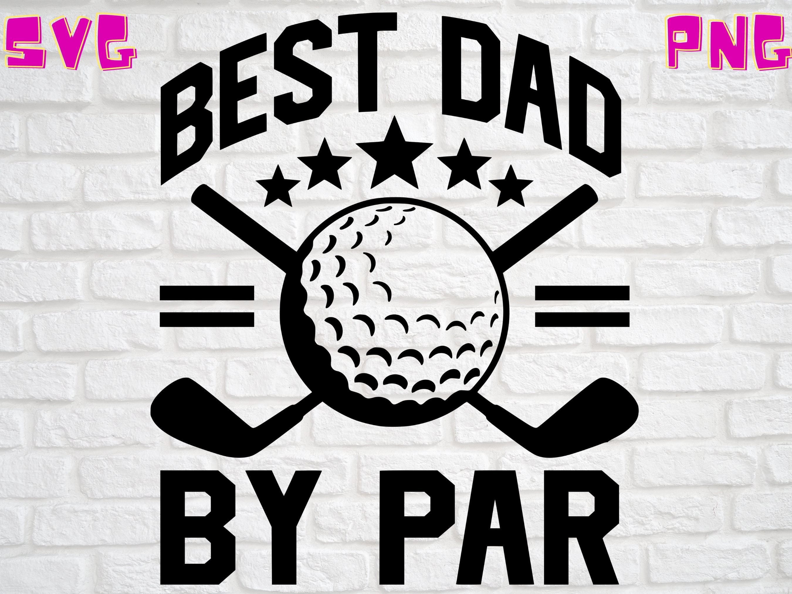Download Best Dad By Par Father's Day Golf Digital File Only SVG | Etsy