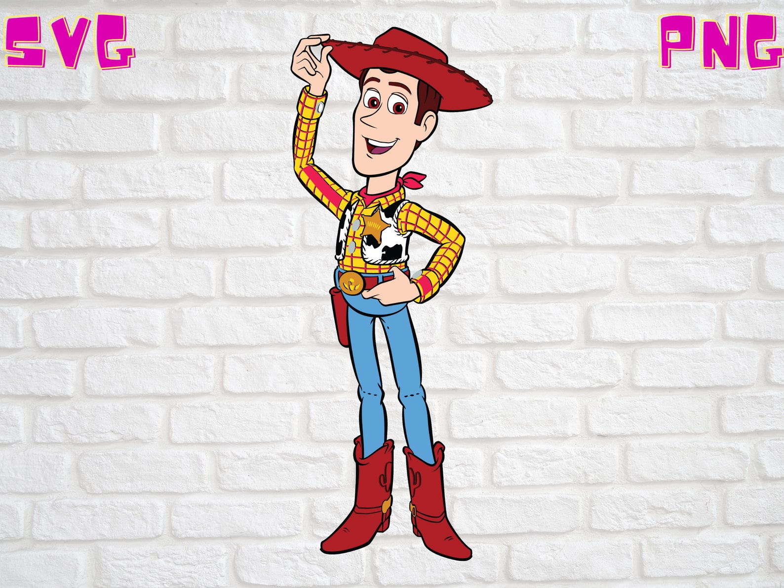 Woody Toy Story Woody SVG Digital File Only SVG png Cricut Etsy
