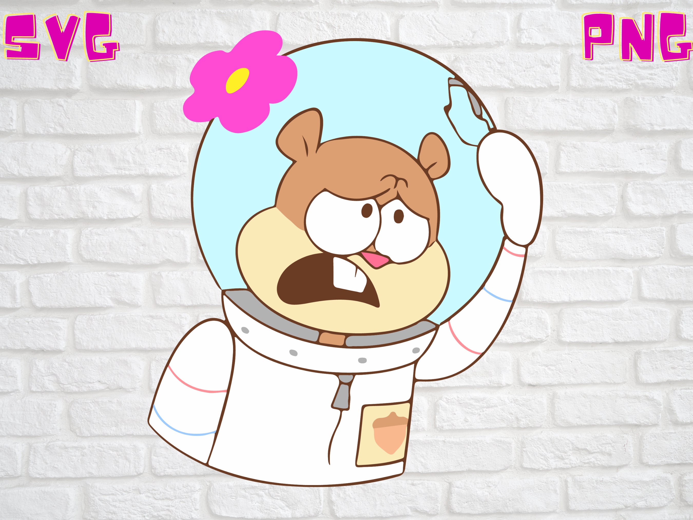 Sandy Cheeks Broken Helmet SpongeBob SquarePants Plankton SVG Etsy