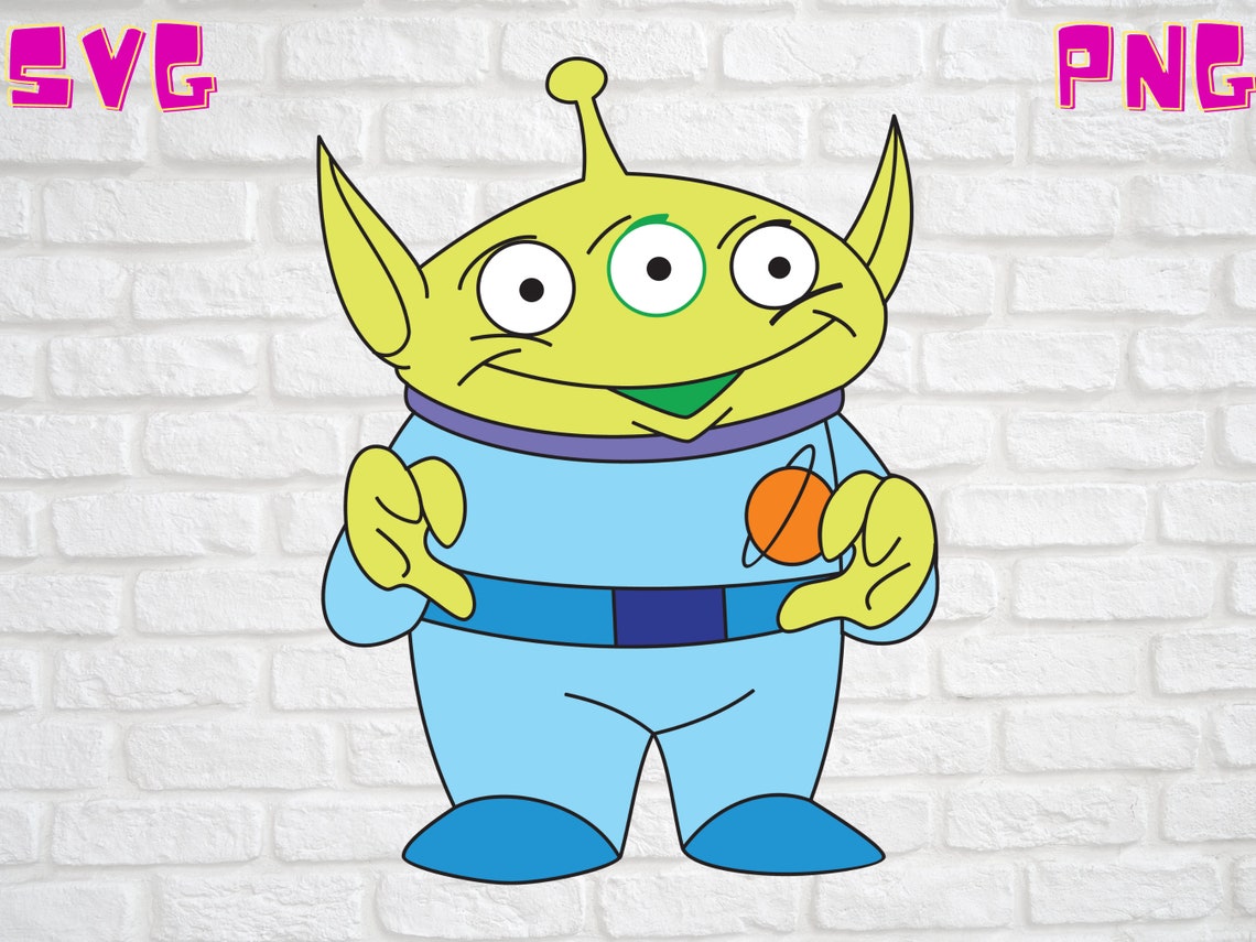 Alien Toy Story Alien SVG Digital File Only SVG png Cricut Etsy