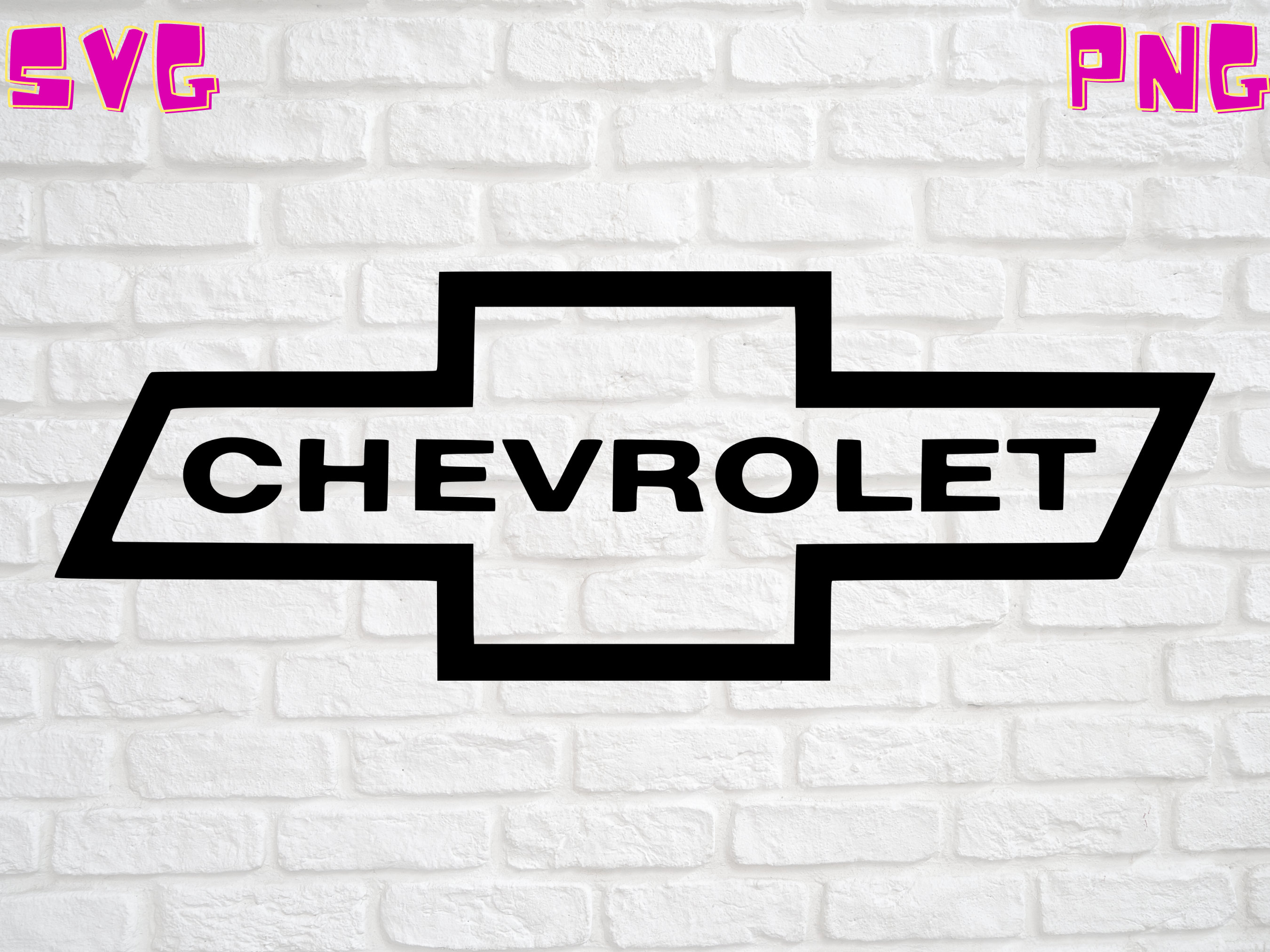 Chevrolet Classic Bowtie Logo 1960s Chevy Vintage SVG Digital Etsy your-halloween-chevrolet-pumpkin-stencils-are-here-photo-gallery