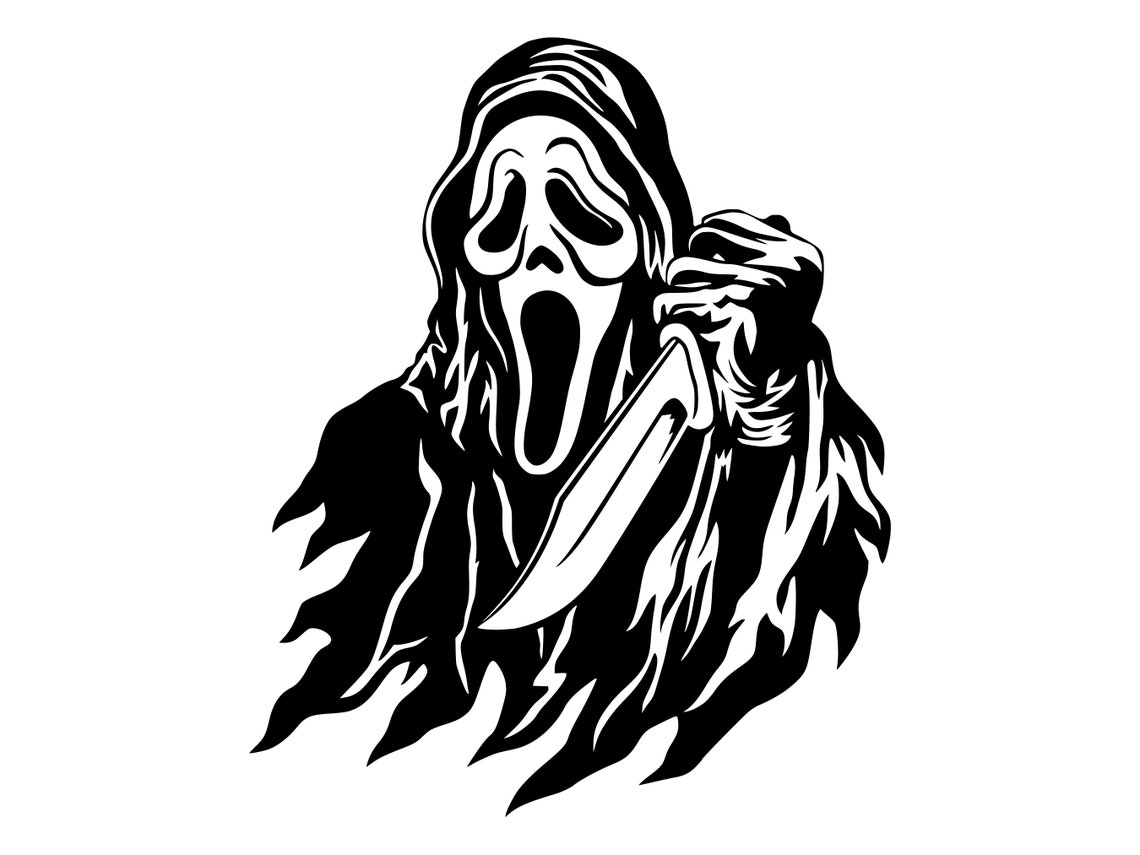 Scream Horror Movie Villain SVG Digital File Only SVG png | Etsy