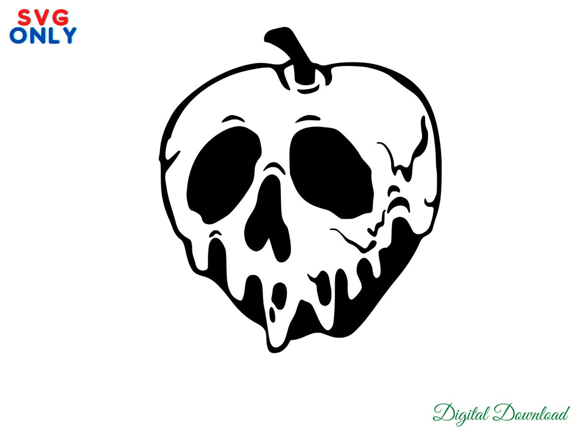 Poison Apple SVG Digital Download Etsy