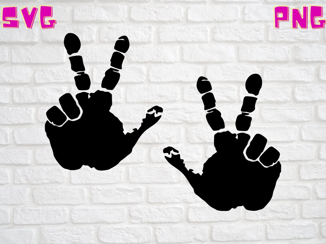 Jeep Wrangler Hand Print Peace Sign 4x4 SVG Digital File | Etsy
